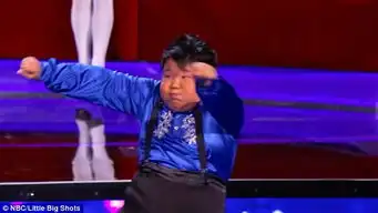 河南拉丁小胖登美国真人秀热力舞步可爱表情征服观众