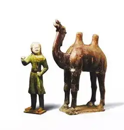 甘肃省博物馆三彩天王