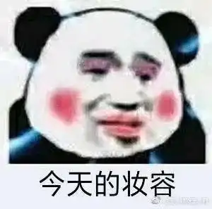 熊猫脸说人胖的表情包爱