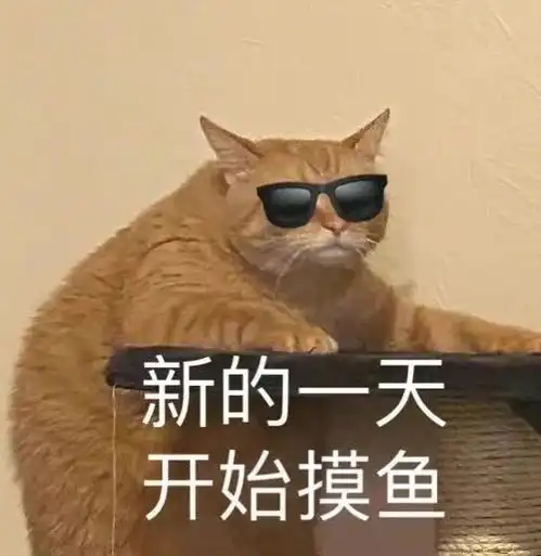 搞笑表情包新的一天,又是摸鱼的一天