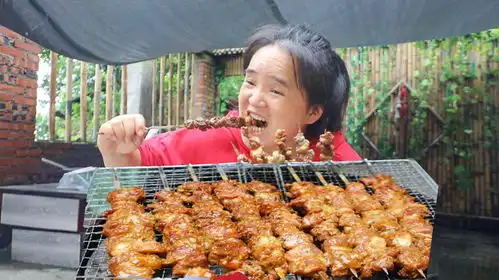 正宗新疆烤羊肉串,做好挂糊成功一半,肉嫩味好撸大串