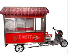 移动式三轮电动流动早餐车小吃车,美食车,早餐车