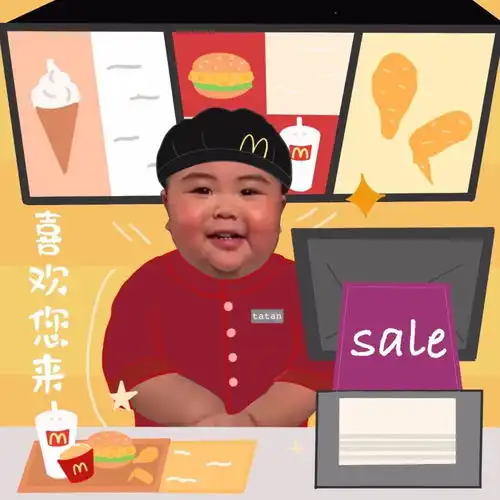 最近抖音超火的摆地摊表情包