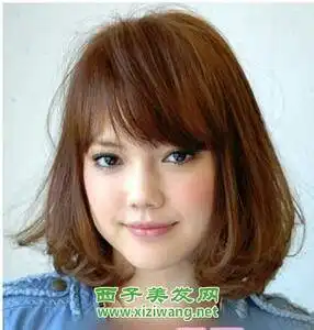 脸大的胖女孩适合什么刘海来图