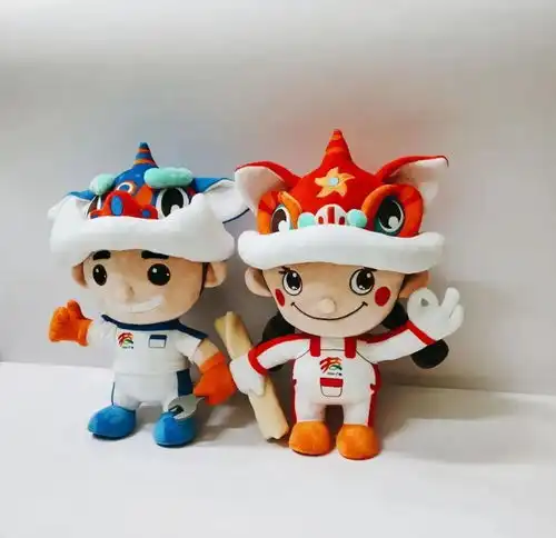 卡塔尔吉祥物表情包玩偶