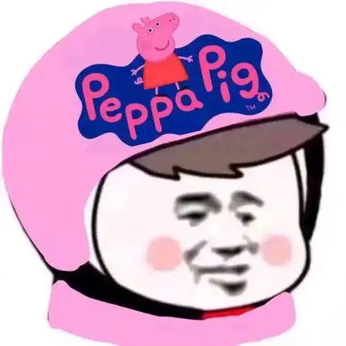 两个小白人摸头表情包社