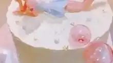 专属于小仙女的生日蛋糕,这个造型满满的少女心