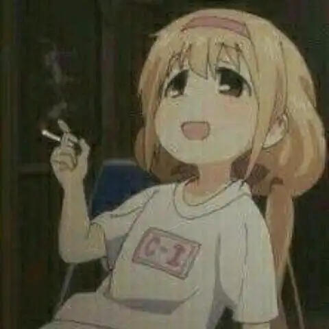 藤原妹红抽烟表情包欢颜