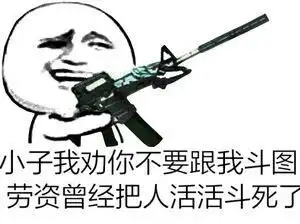 很嚣张的万能斗图表情包你确定要跟我斗图小伙子很有勇气