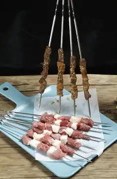 草原烤羊肉串图片素材下载食品餐饮素材下的小吃美食图片素材