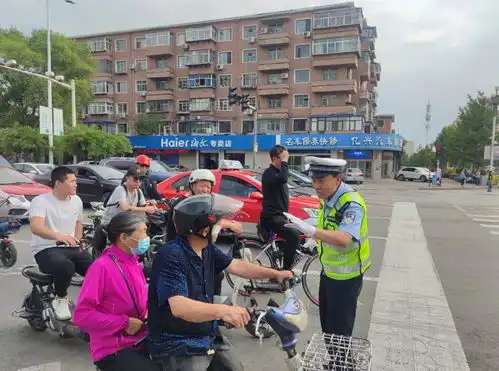电动自行车整治行动多图直击朝阳电动车违法行为整治行动现场