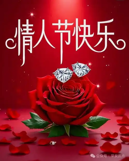 女儿情人节祝福表情包祝