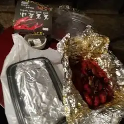 锡纸包外卖小龙虾图片