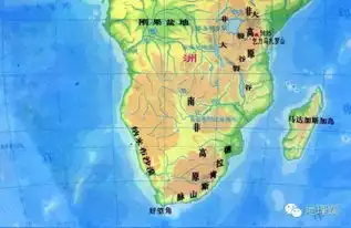 非洲地形山脉图