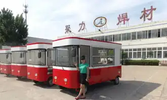 多功能移动小吃车摆摊车早餐车水果车