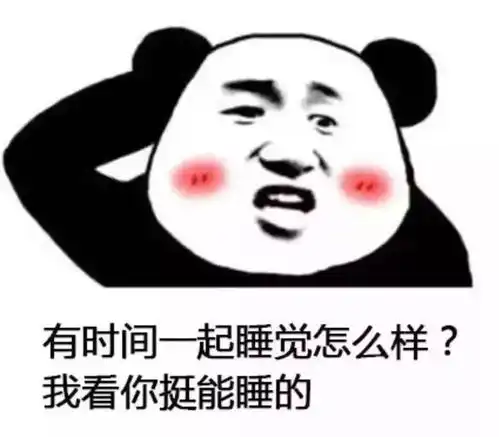 一起赚钱表情包睡觉