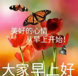 早上好问候大家及关心的话早上好祝福动态表情图片送给好朋友