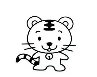 老虎简笔画小老虎简笔画