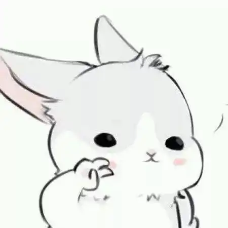 小兔子心动表情包