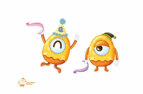 一组吉祥物表情包