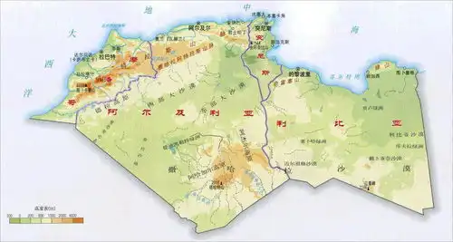 世界分国家地形图,高清版