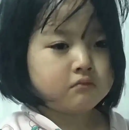 权律二的小女孩表情包生
