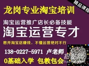 龙岗网店运营龙岗电商运营培训淘宝运营推广