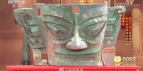 文物表情包青铜人面具